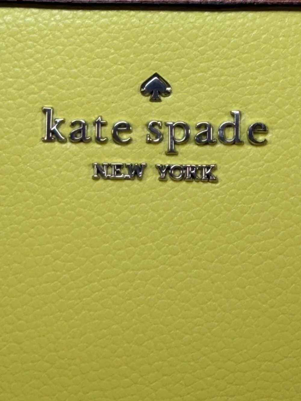 KATE SPADE Patterson Drive Yellow Domed Yellow Colorblock Handbag